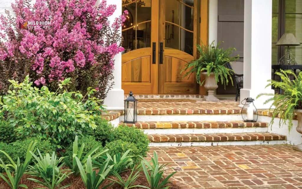 landscaping ideas: Frame the entryway with plants