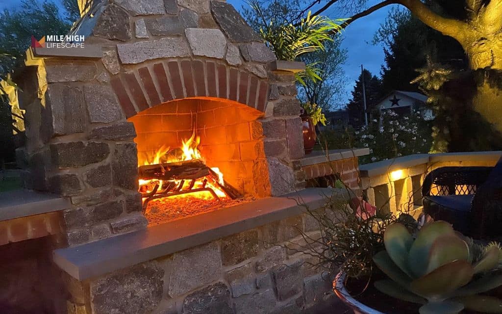 Desert front yard landscape: Incorporate a fire feature