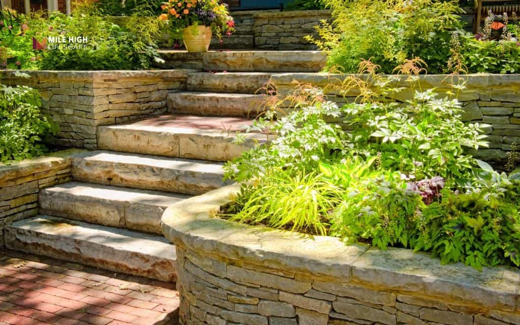 Flower bed ideas: Incorporate a retaining wall flower bed