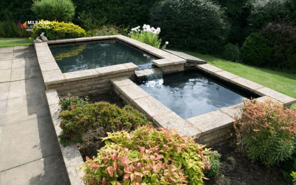 Pond landscape ideas: The raised pond