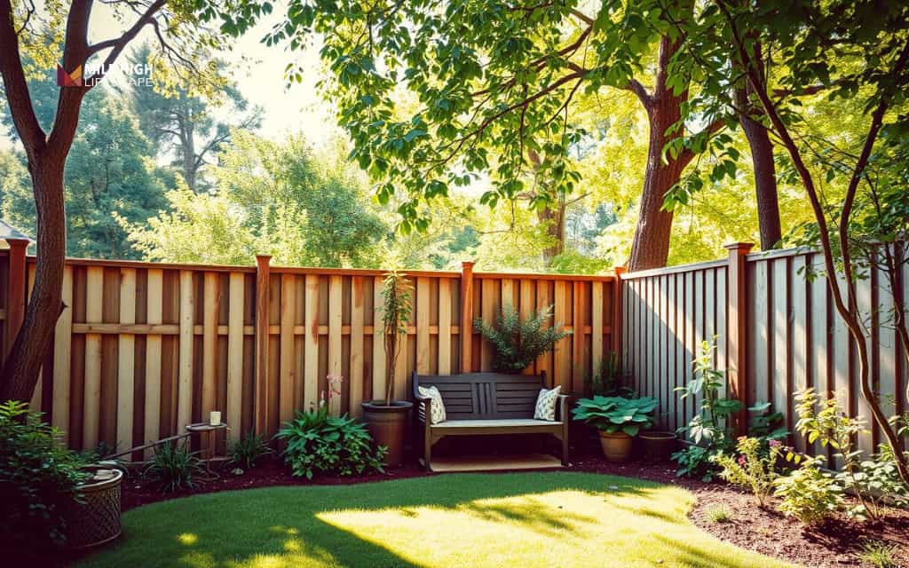 Front house fence ideas: Vary fence heights for added visual interest