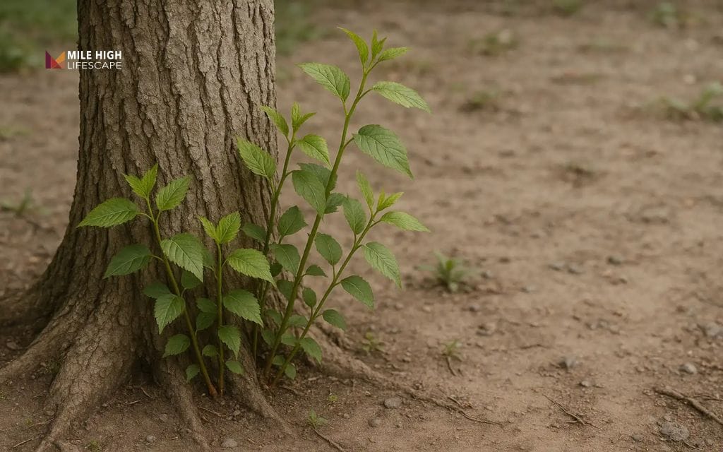 Why do trees produce suckers?