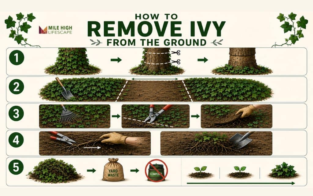 How to remove ivy from ground: How to remove ivy from the ground
