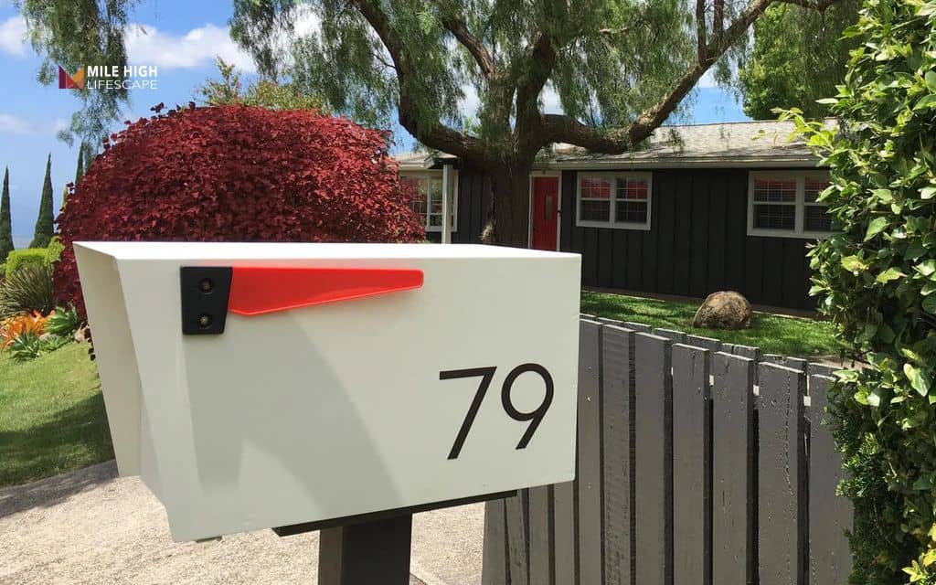 Landscape ideas for front of house: Refresh the mailbox and house numbers