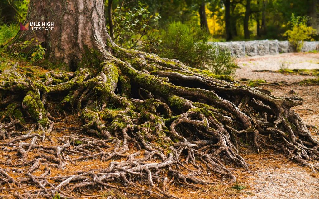 What are deep rooted trees?