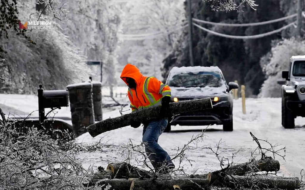 Tree removal after ice storm: When to DIY and when to call for help
