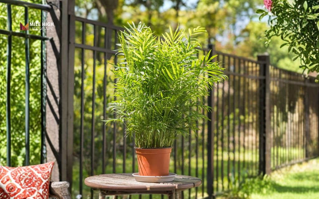 Types of palm trees: Parlor palm