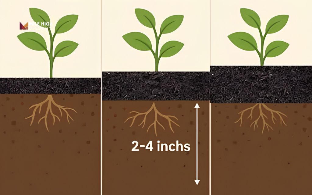 how many bags of mulch in a yard: Choosing the right mulch depth 