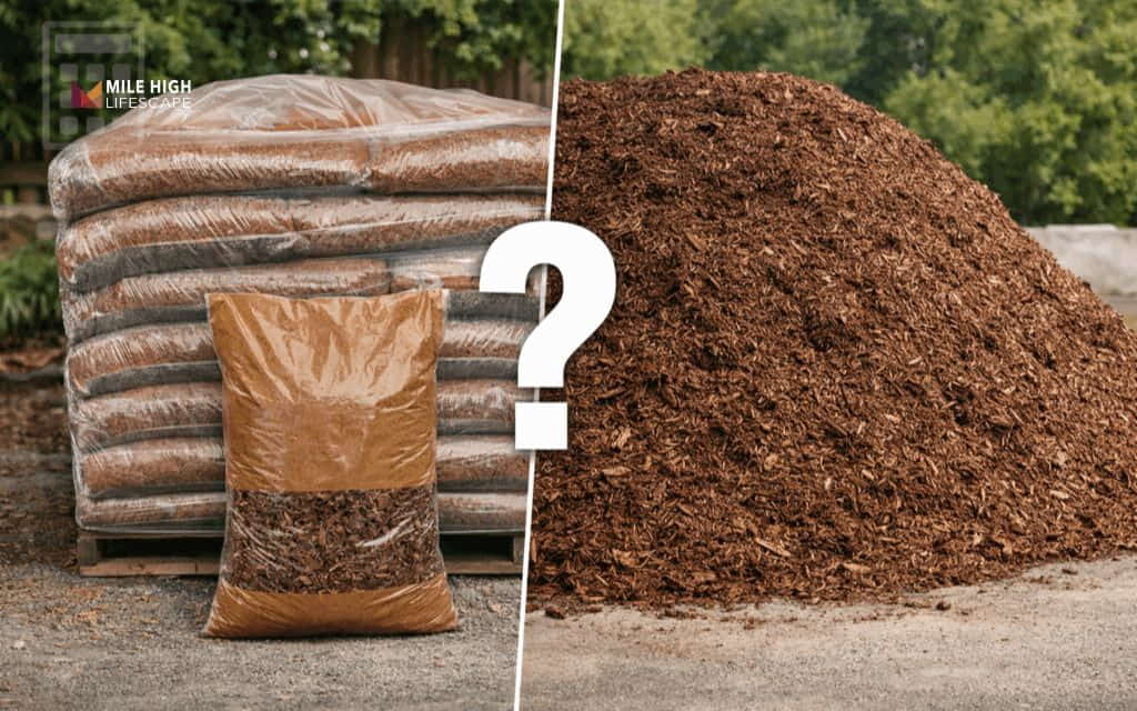How many bags of mulch in a yard