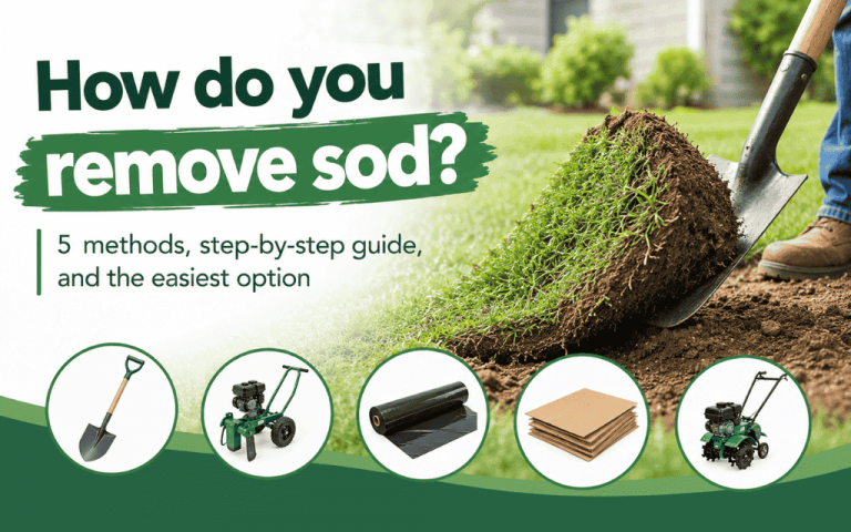 How do you remove sod?
