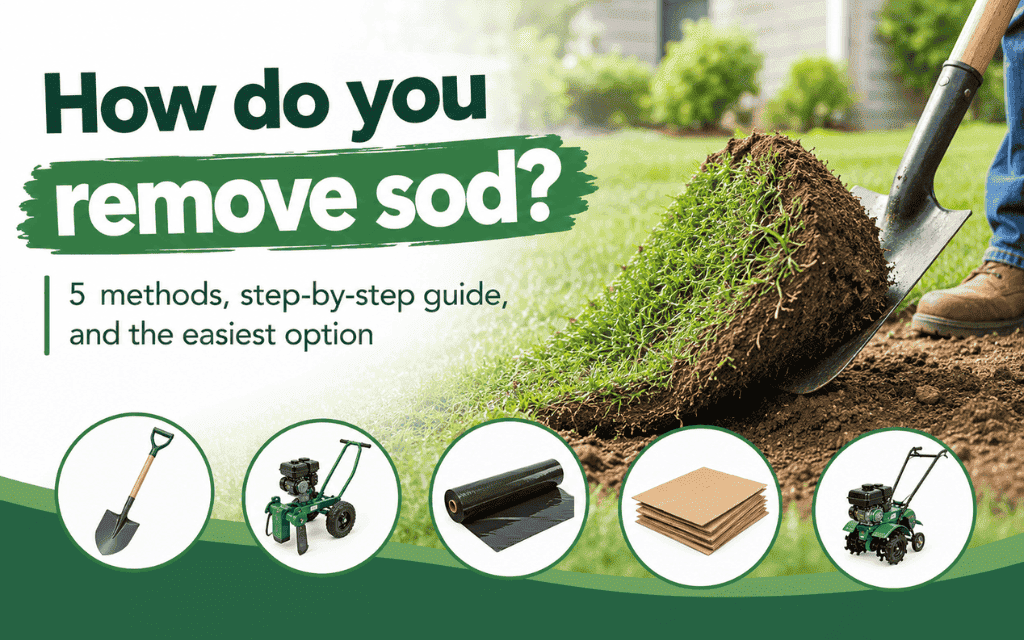 How do you remove sod?