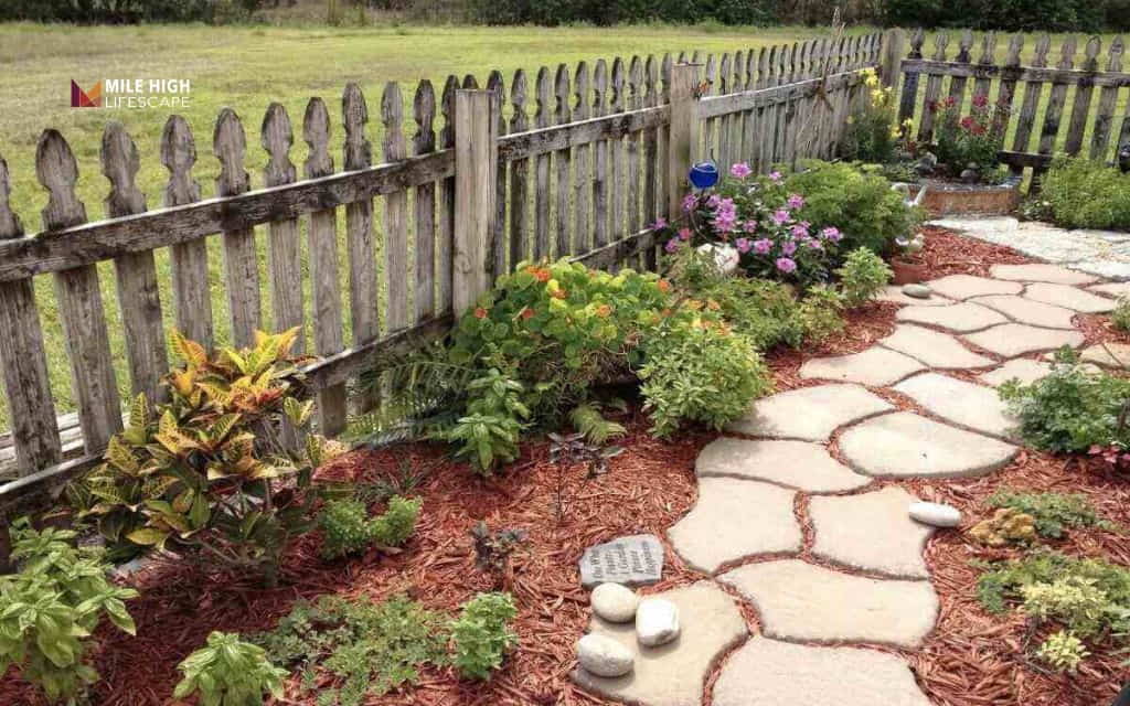 How to build a mulch path in 5 steps