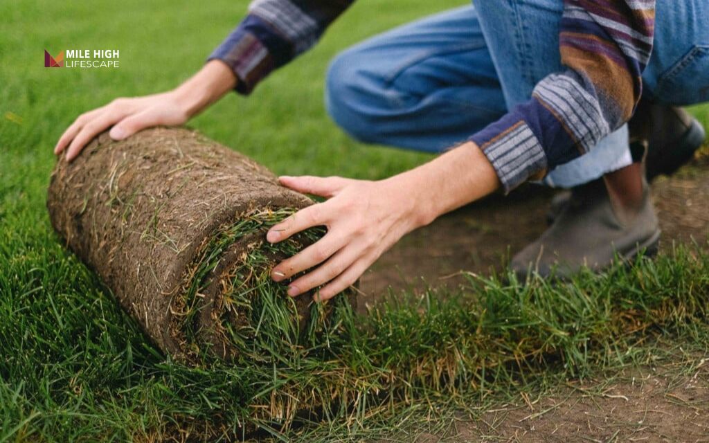 Spring weather can provide the best time for sod installation