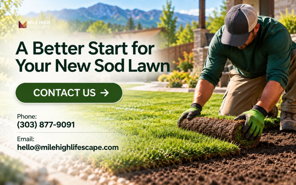 Thoughtful preparation gives your new Mile High Lifescape lawn a stronger start