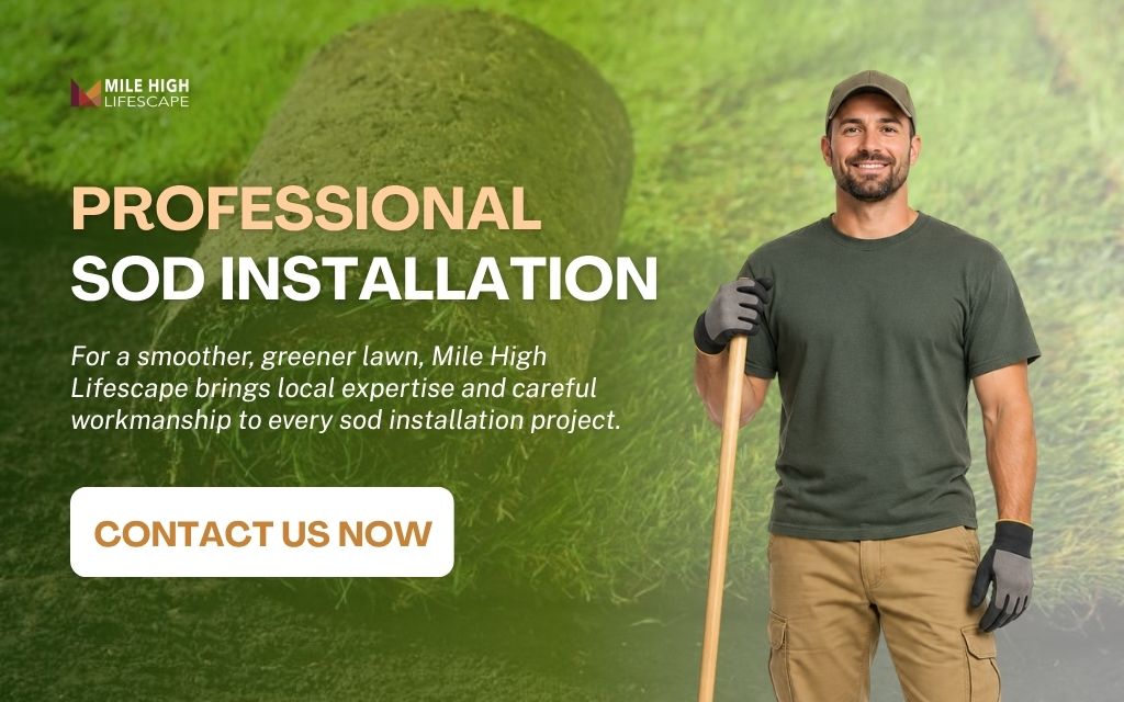 Thoughtful sod installation helps Denver lawns establish stronger from day one