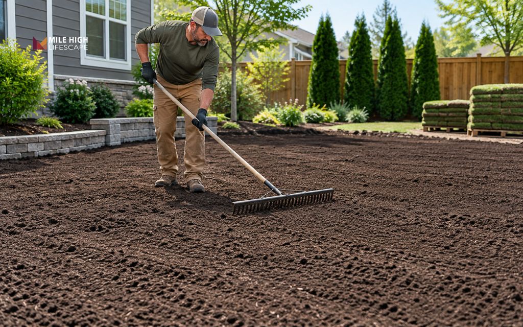 Proper soil preparation supports healthier roots after sod is installed