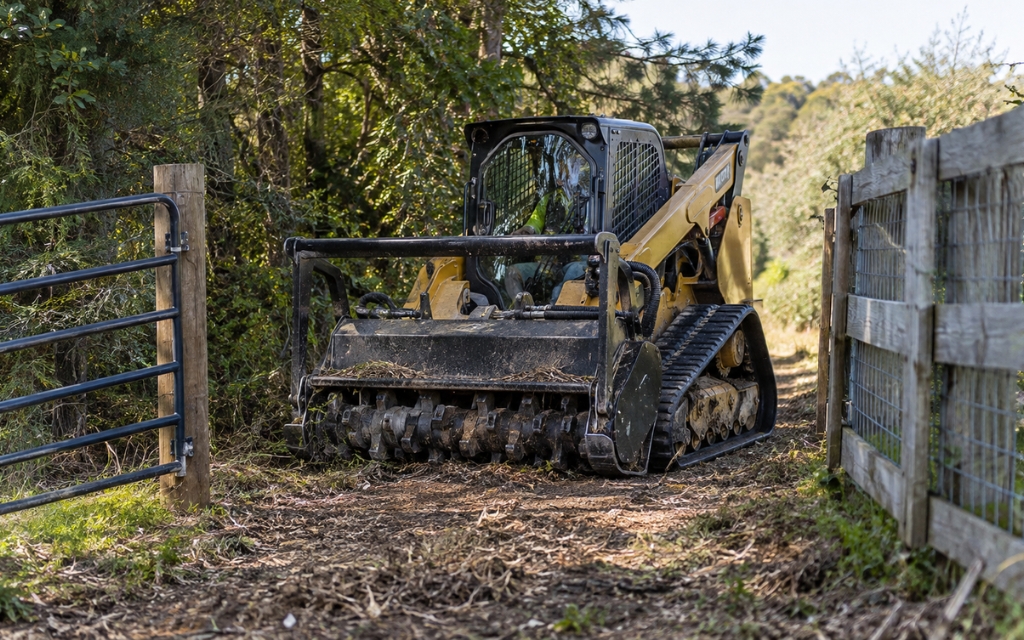Easy access helps equipment work faster and keeps clearing costs lower