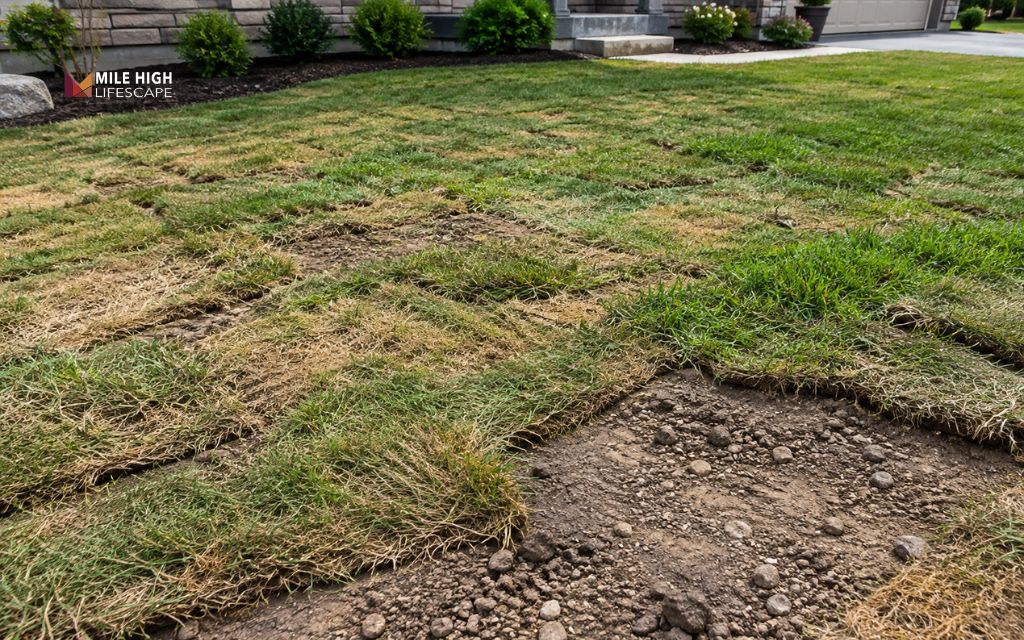Loose, workable soil gives new turf better rooting conditions