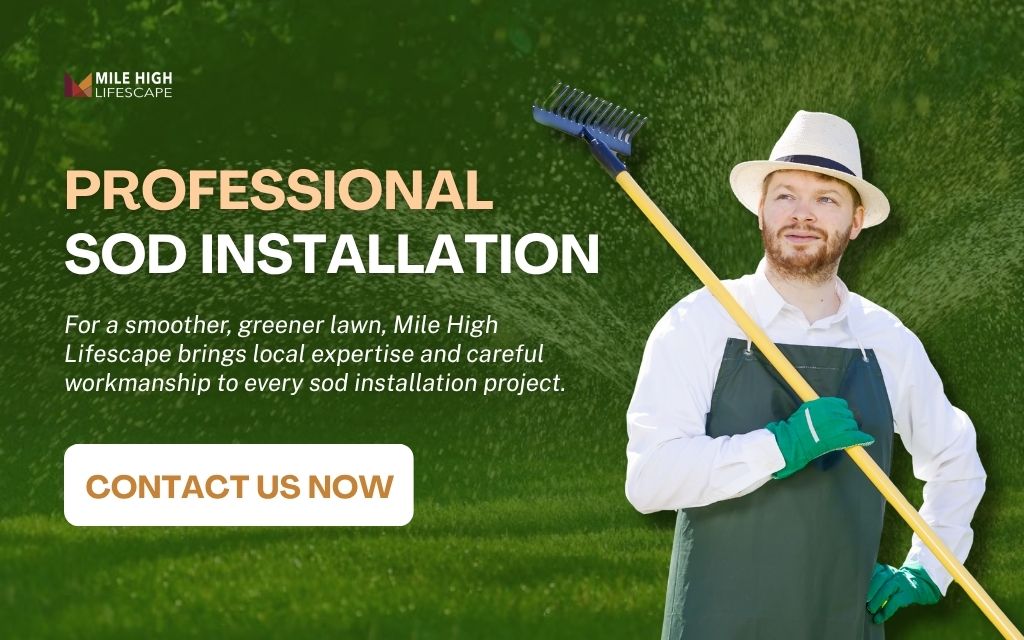 Mile High Lifescape helps Denver lawns establish with careful sod installation