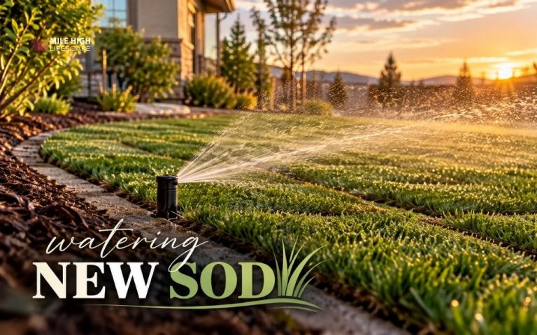 How To Water New Sod For Healthy Root Establishment