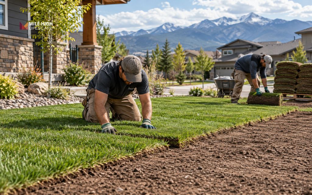 Mild weather helps Colorado sod establish roots with less moisture stress