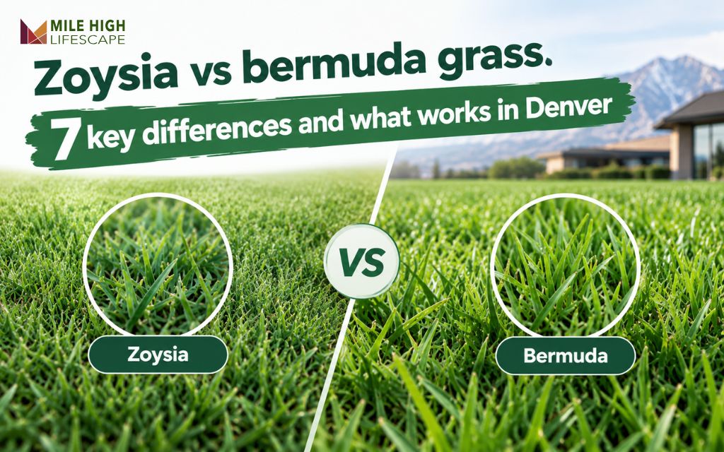 Zoysia vs bermuda grass
